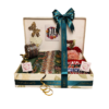 Eid Celebration Gift Box, containing delicious chocolates, ladies suit, jewelry accessories, decorative items and an Eid Mubarak Card